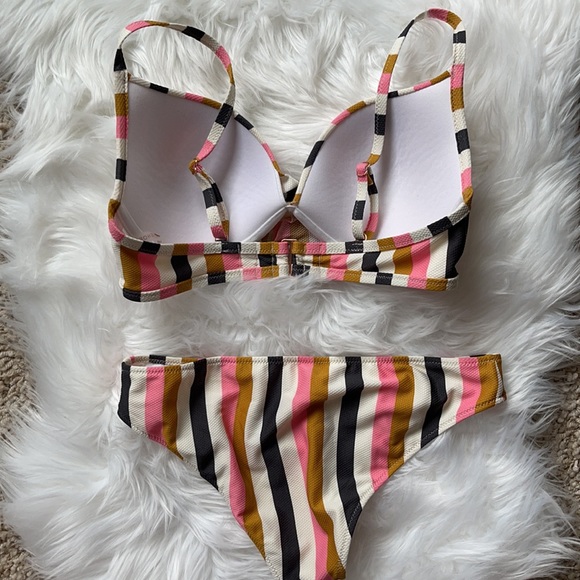 Multi color striped bikini - Picture 4 of 4